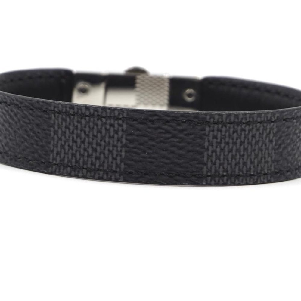 Louis Vuitton Damier-graphite Silver Bracelet - Picture 8 of 8